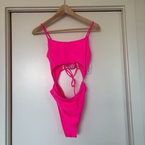 Pacsun LA Hearts Cutout One Piece Swimsuit